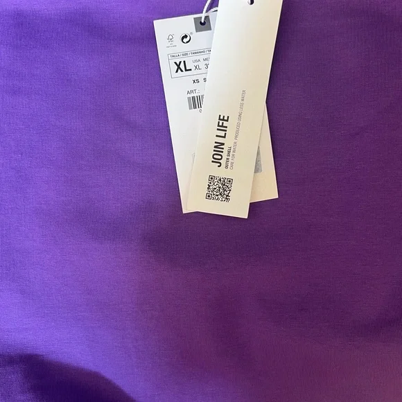 Zara relaxed Cocktail Mini Skirt with side ruching in gorgeous shade of mauve❣️ - Picture 7 of 8